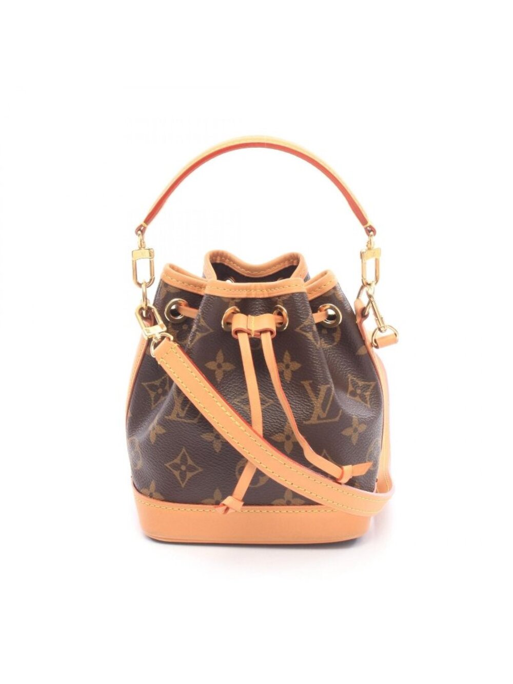 Louis Vuitton Handbag Nano Noe Monogram Leather